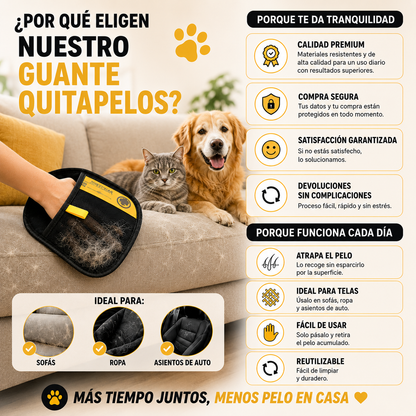Guante NuvoraPet Quitapelos